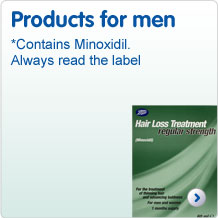 Hair loss products for men